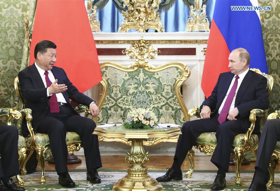 RUSSIA-CHINA-XI JINPING-PUTIN-TALKS