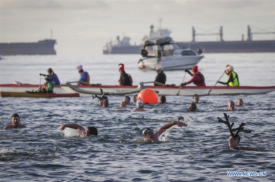 CANADA-VANCOUVER-WINTER SWIM