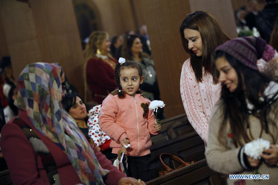 EGYPT-CAIRO-COPT-CHRISTMAS EVE-MASS