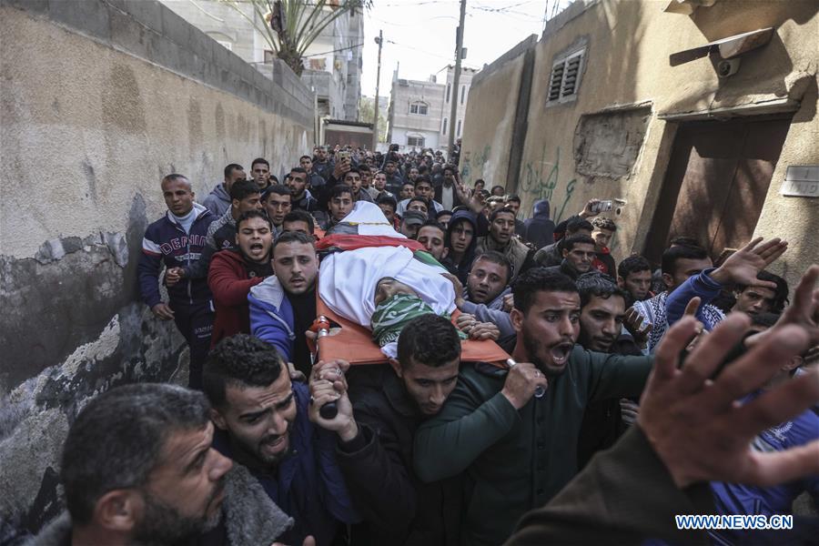 MIDEAST-GAZA-FUNERAL