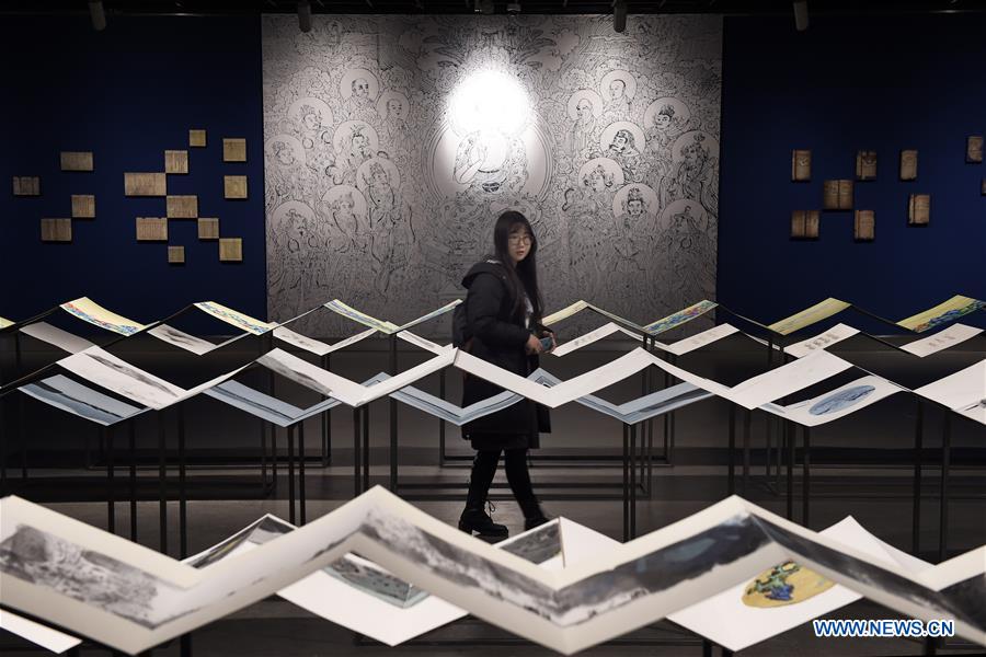 #CHINA-HANGZHOU-WATERCOLOR BLOCK PRINTING-EXHIBITION (CN)