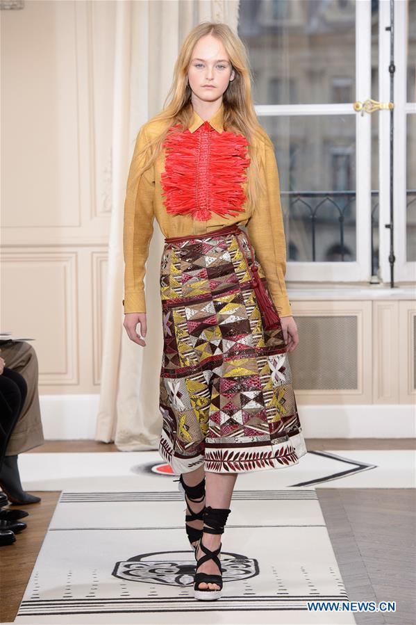 FRANCE-PARIS-FASHION WEEK-HAUTE COUTURE-SCHIAPARELLI