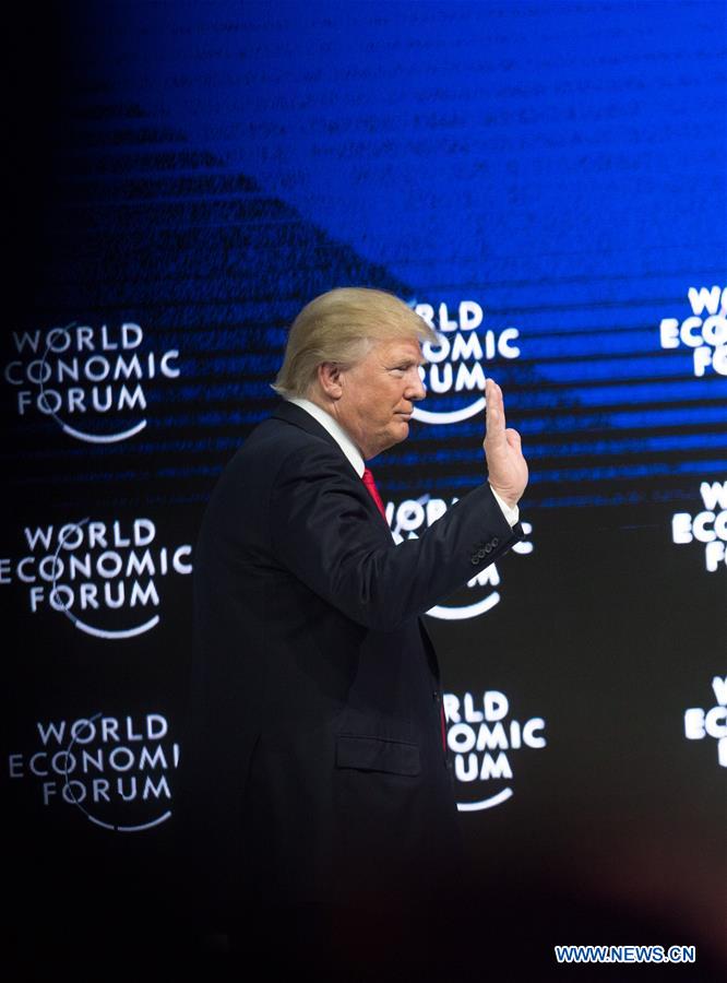 SWITZERLAND-DAVOS-WEF ANNUAL MEETING-US-TRUMP