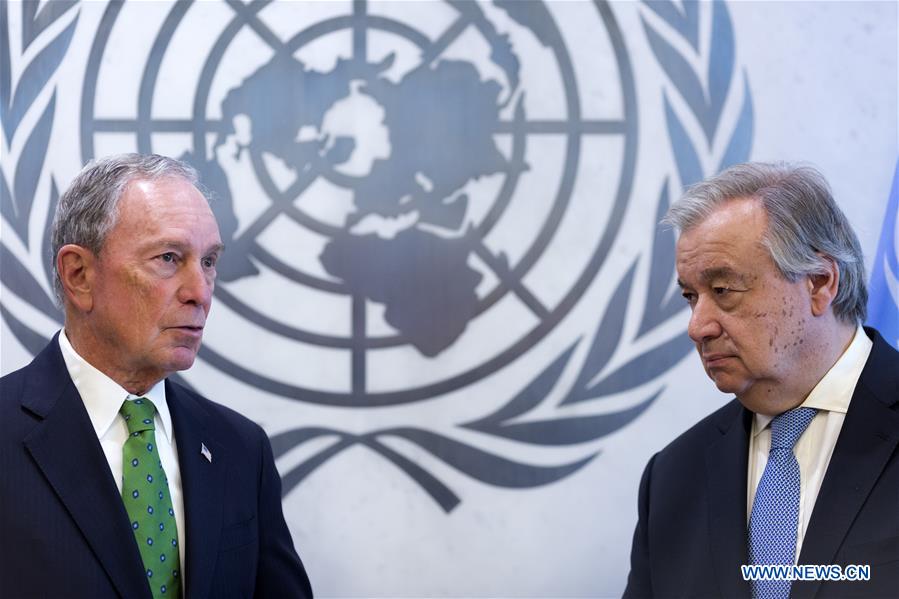 UN-MICHAEL BLOOMBERG-UN ENVOY-CLIMATE ACTION-APPOINTMENT