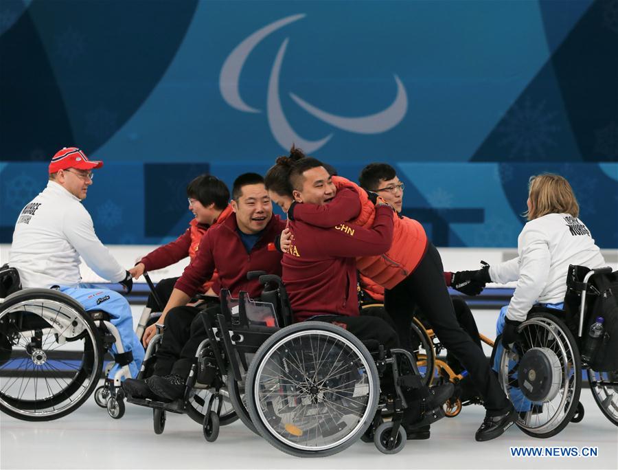 (SP)OLY-PARALYMPIC-SOUTH KOREA-GANGNEUNG-WHEELCHAIR CURLING-CHINA-GOLD MEDAL