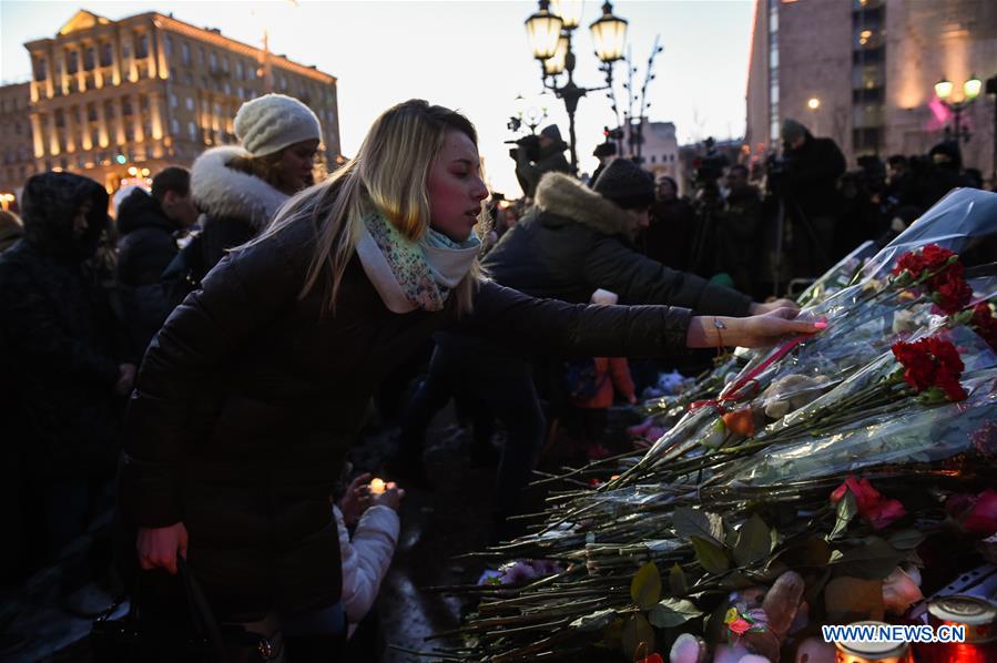 RUSSIA-MOSCOW-KEMEROVO-FIRE-MOURNING