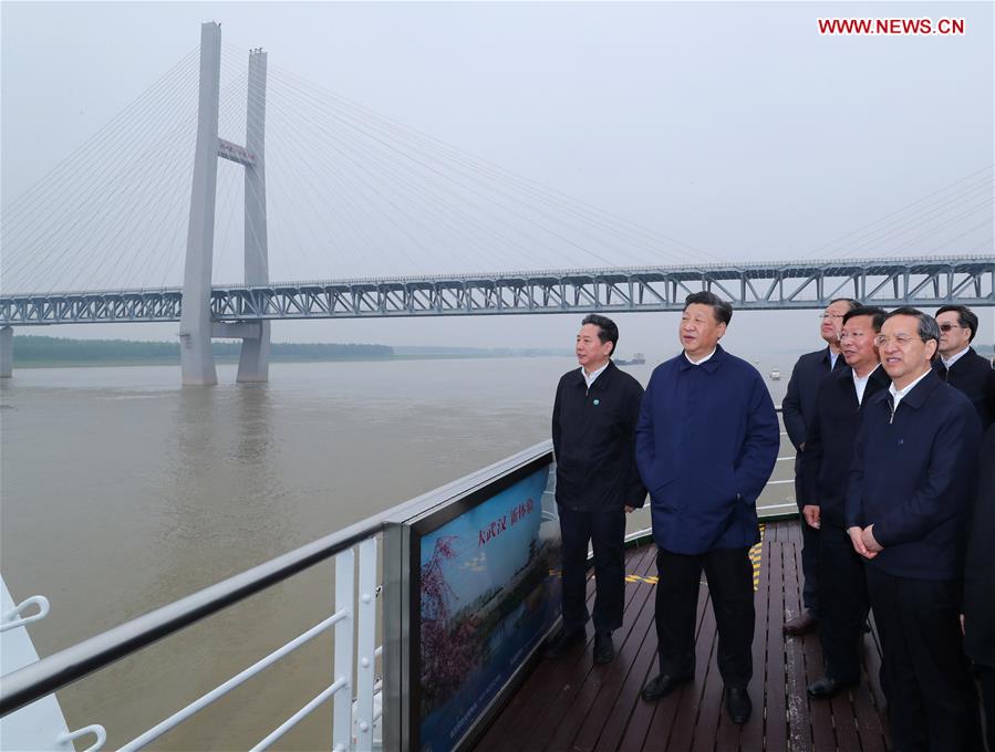 CHINA-HUBEI-XI JINPING-INSPECTION (CN)