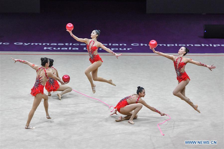 (SP)MALAYSIA-KUALA LUMPUR-RHYTHMIC GYMNASTICS ASIAN CHAMPIONSHIPS