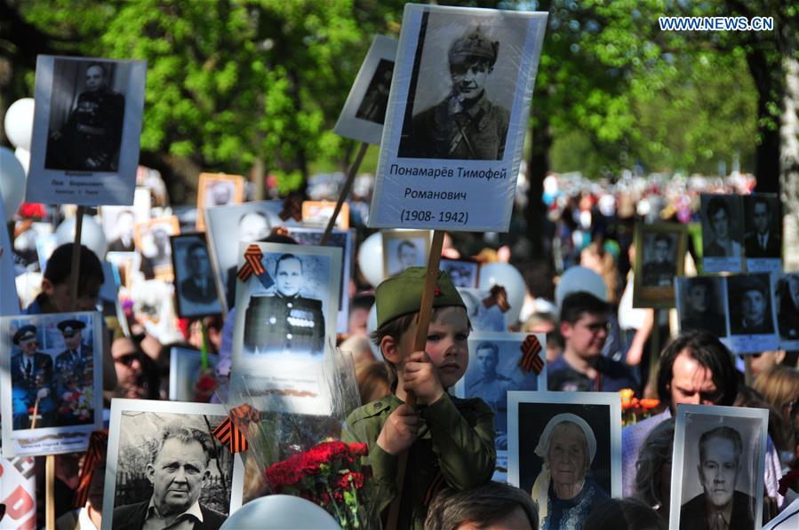 LATVIA-RIGA-VICTORY DAY-COMMEMORATION