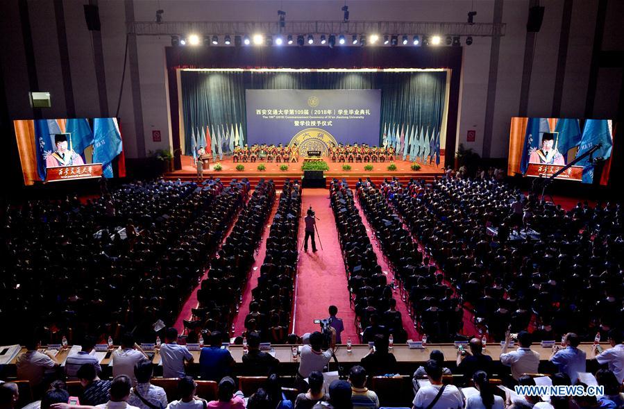 CHINA-SHAANXI-XI'AN JIAOTONG UNIVERSITY-COMMENCEMENT CEREMONY (CN)