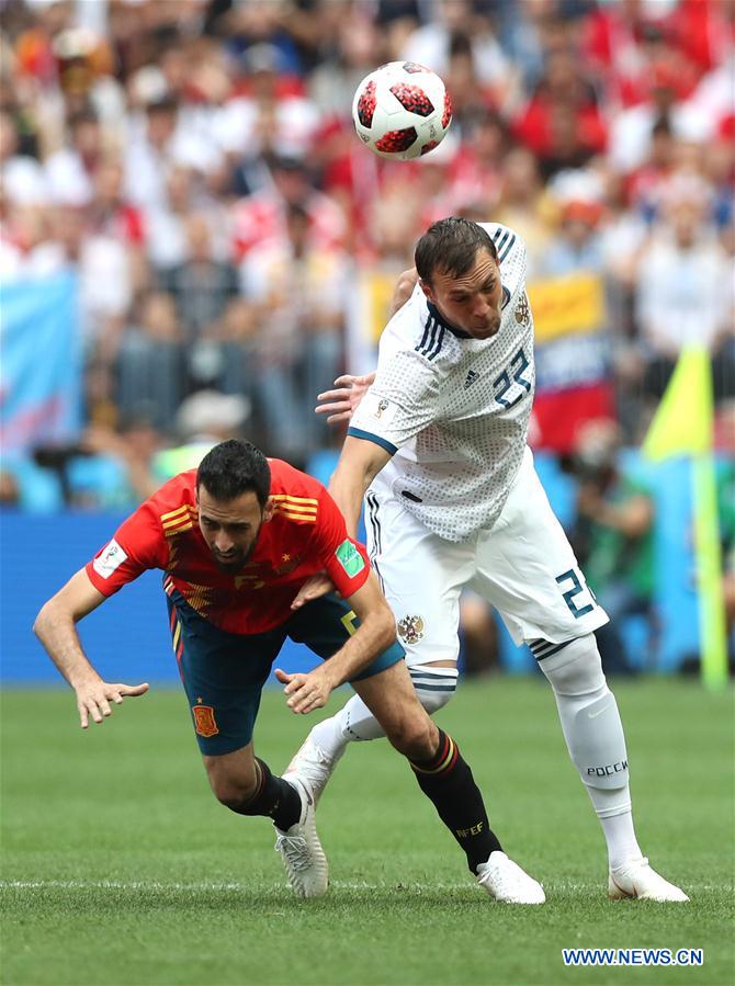 (SP)RUSSIA-MOSCOW-2018 WORLD CUP-ROUND OF 16-SPAIN VS RUSSIA