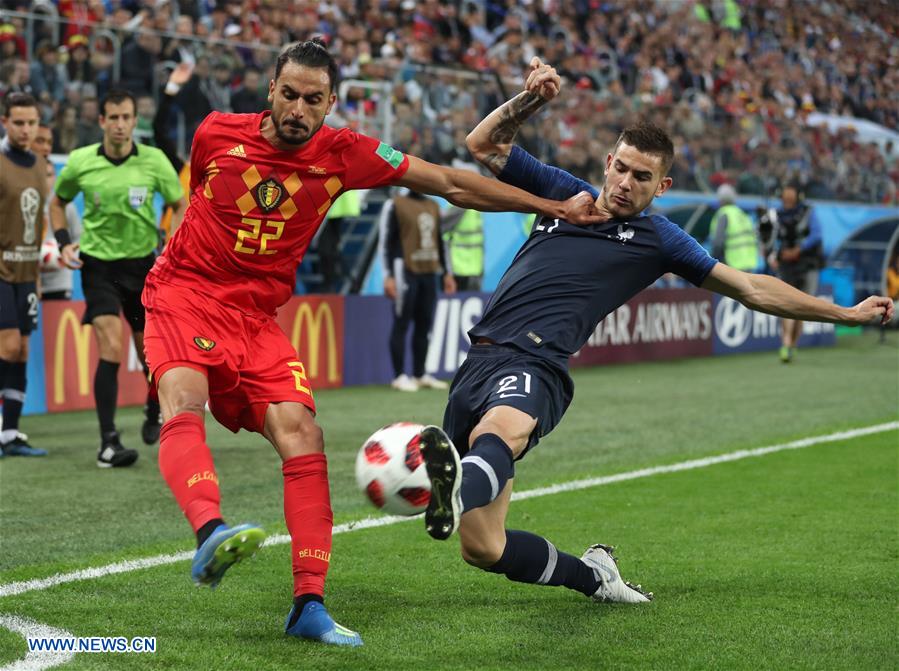 (SP)RUSSIA-SAINT PETERSBURG-2018 WORLD CUP-SEMIFINAL-FRANCE VS BELGIUM