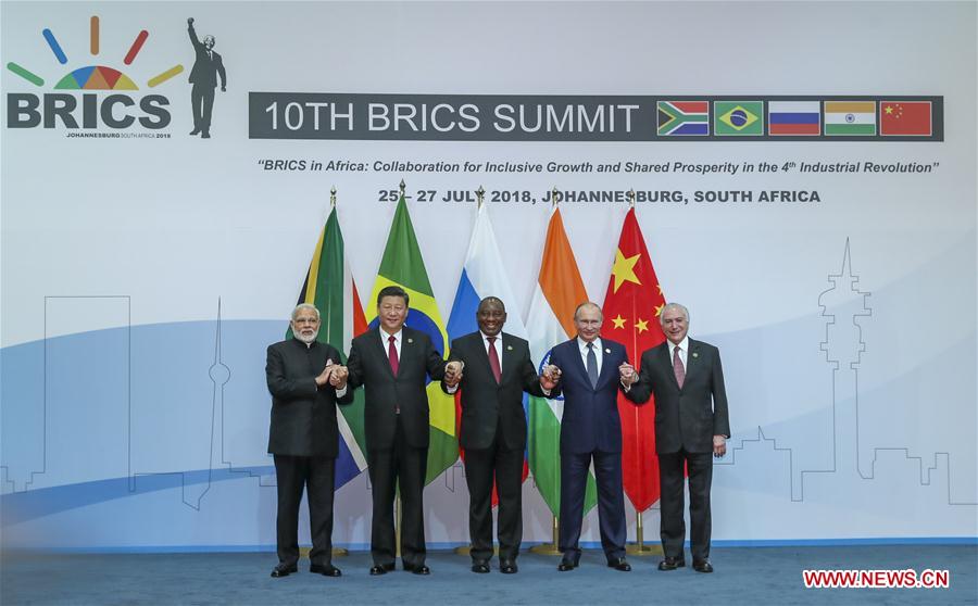 SOUTH AFRICA-JOHANNESBURG-CHINA-XI JINPING-BRICS-SUMMIT