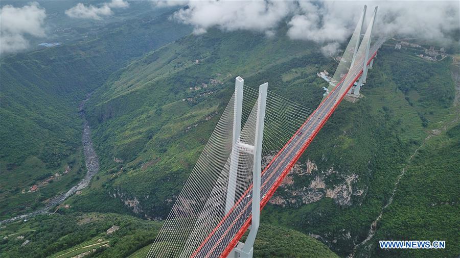 CHINA-GUIZHOU-BEIPANJIANG BRIDGE-AERIAL VIEW (CN)