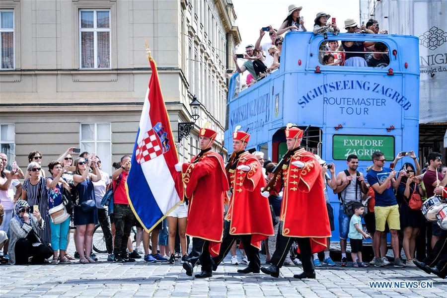 CROATIA-ZAGREB-GUARD OF HONOR