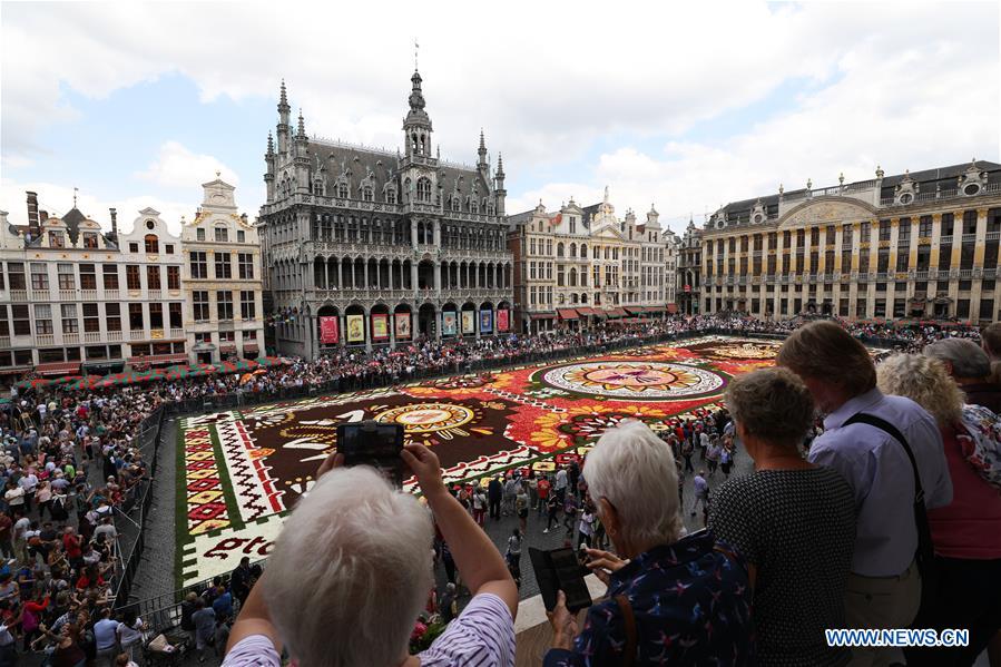 BELGIUM-BRUSSELS-FLOWER CARPET 2018