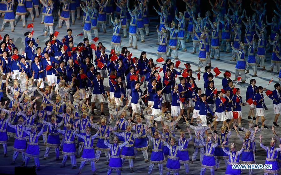 (SP)INDONESIA-JAKARTA-ASIAN GAMES-OPENING CEREMONY