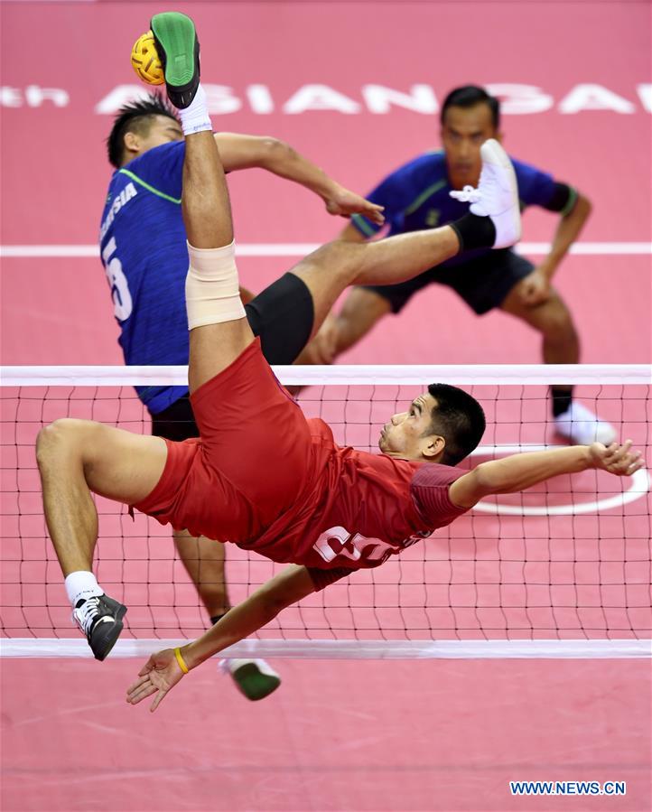 (SP)INDONESIA-PALEMBANG-ASIAN GAMES-SEPAKTAKRAW