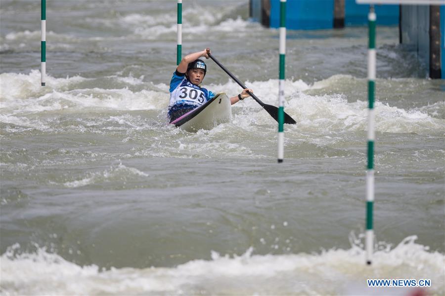 (SP)INDONESIA-WEST JAVA-ASIAN GAMES-WOMEN'S CANOE SINGLE