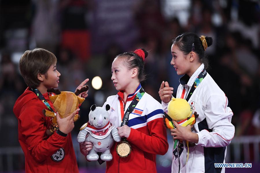 (SP)INDONESIA-JAKARTA-ASIAN GAMES-ARTISTIC GYMNASTICS