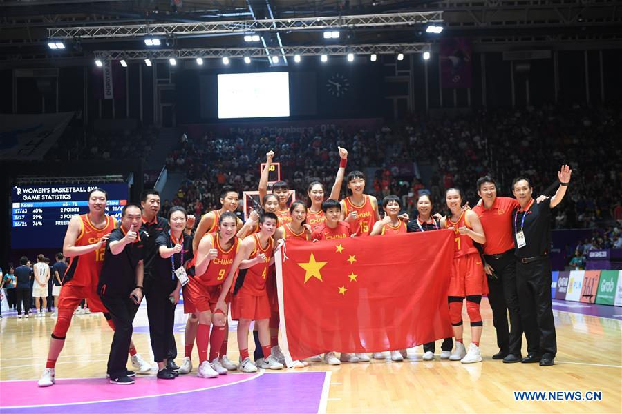 (SP)INDONESIA-JAKARTA-ASIAN GAMES-WOMEN'S BASKETBALL FINAL-CHINA VS COR