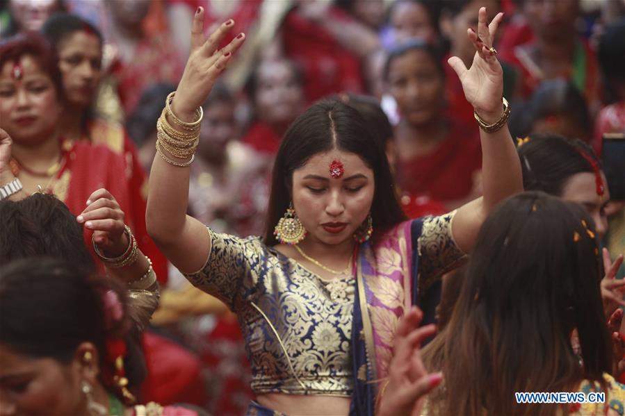 NEPAL-KATHMANDU-TEEJ FESTIVAL 