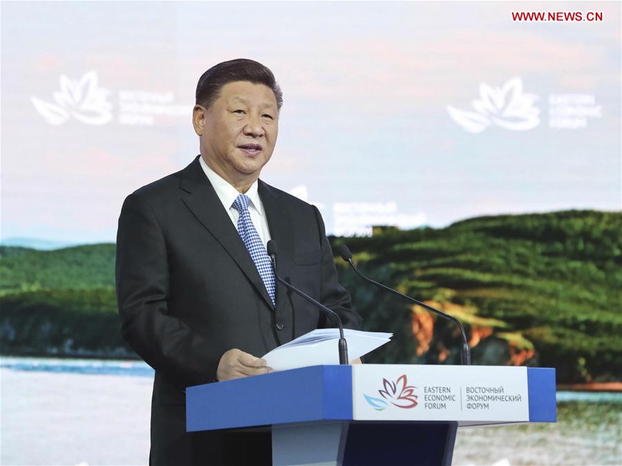 RUSSIA-VLADIVOSTOK-CHINA-XI JINPING-EEF