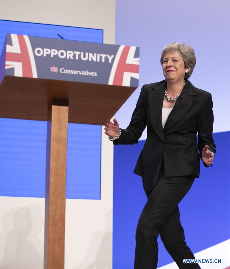 BRITAIN-BIRMINGHAM-CONSERVATIVES PARTY CONFERENCE-PRIME MINISTER