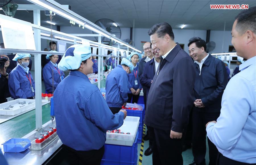 CHINA-GUANGDONG-QINGYUAN-XI JINPING-INSPECTION (CN)