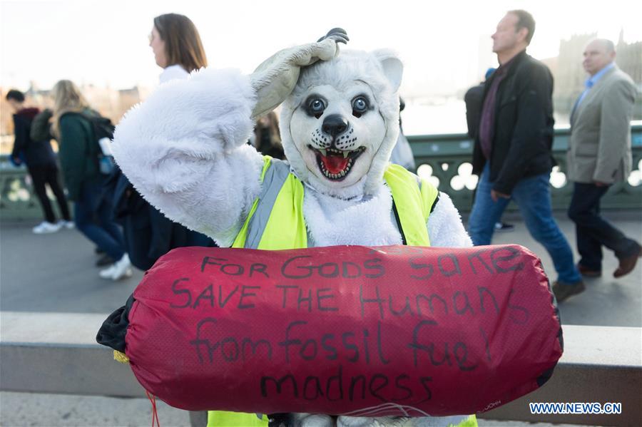 BRITAIN-LONDON-CLIMATE ACTIVISTS-PROTEST