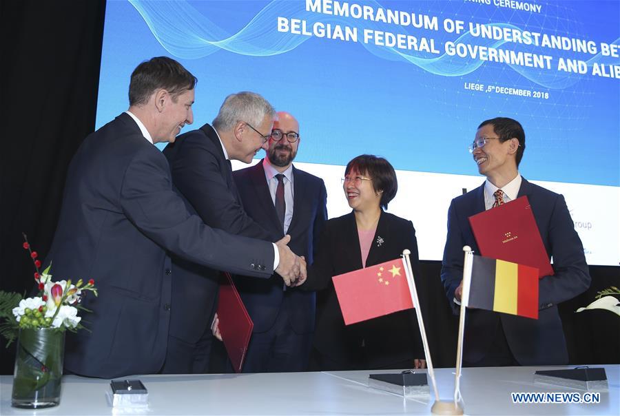 BELGIUM-LIEGE-ALIBABA-EWTP-SIGNING CEREMONY