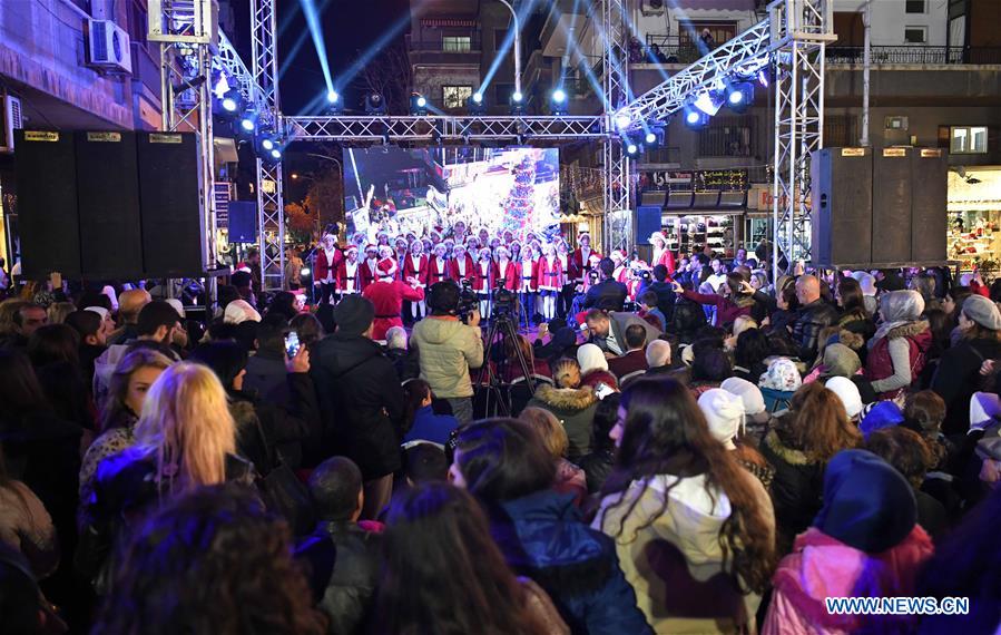 SYRIA-DAMASCUS-CHRISTMAS-CELEBRATION