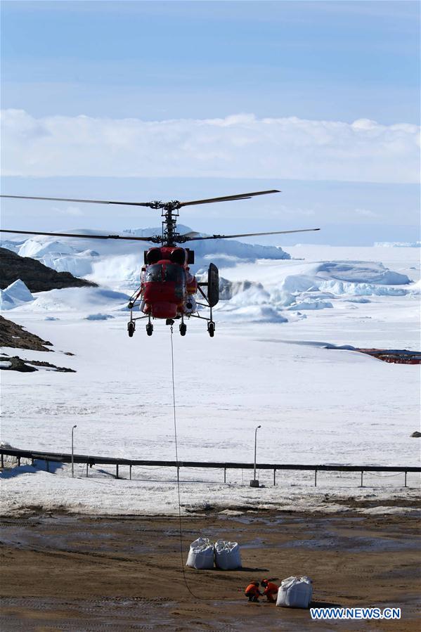 ANTARCTICA-XUELONG-UNLOADING OPERATION