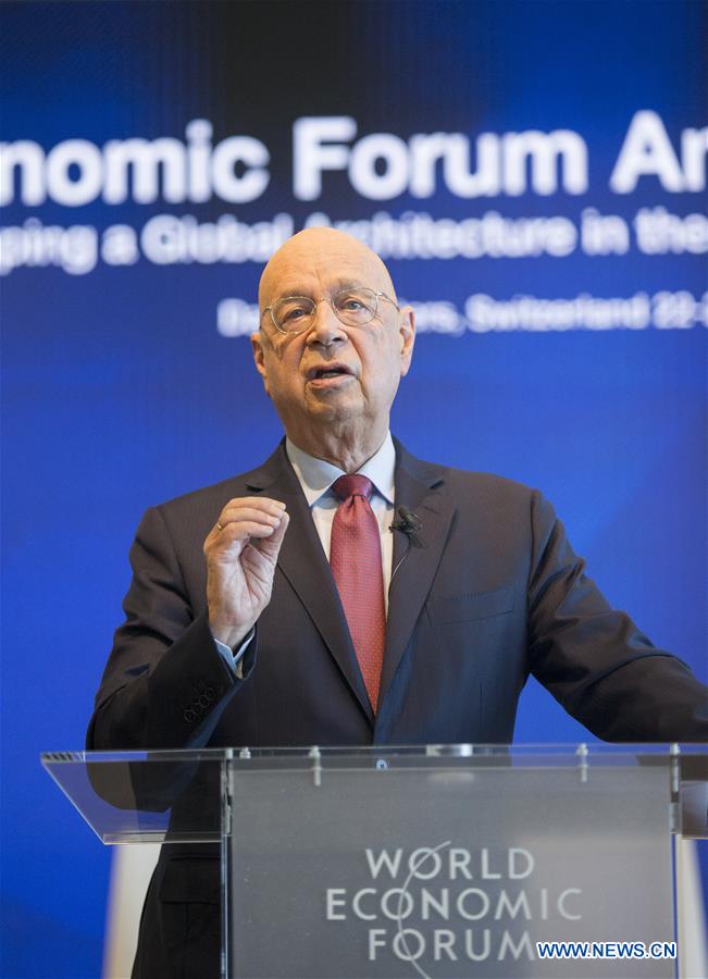 SWITZERLAND-GENEVA-WEF-KLAUS SCHWAB-PRESS CONFERENCE