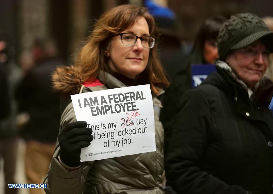 U.S.-CHICAGO-PARTIAL GOVERNMENT SHUTDOWN-PROTEST