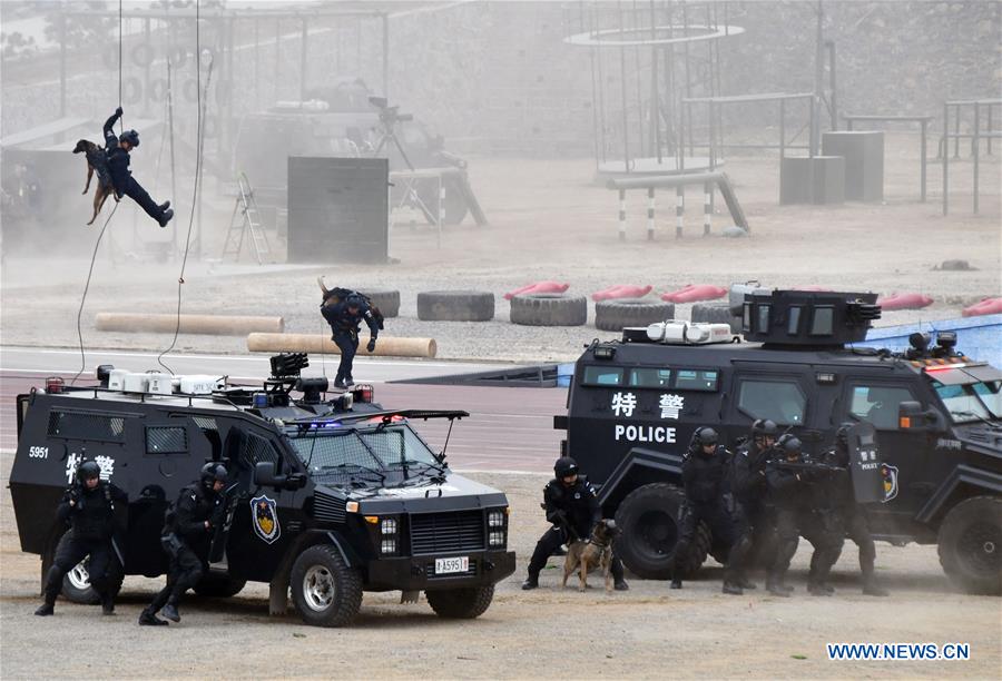 CHINA-SHANDONG-JINAN-POLICE DRILL (CN)