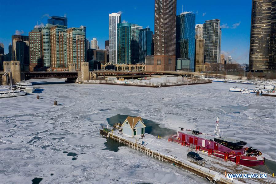 U.S.-CHICAGO-TEMPERATURE-COLDEST-RECORD-BREAKING