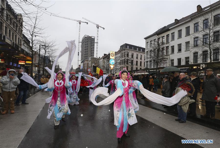 BELGIUM-ANTWERP-CHINESE LUNAR NEW YEAR-PARADE