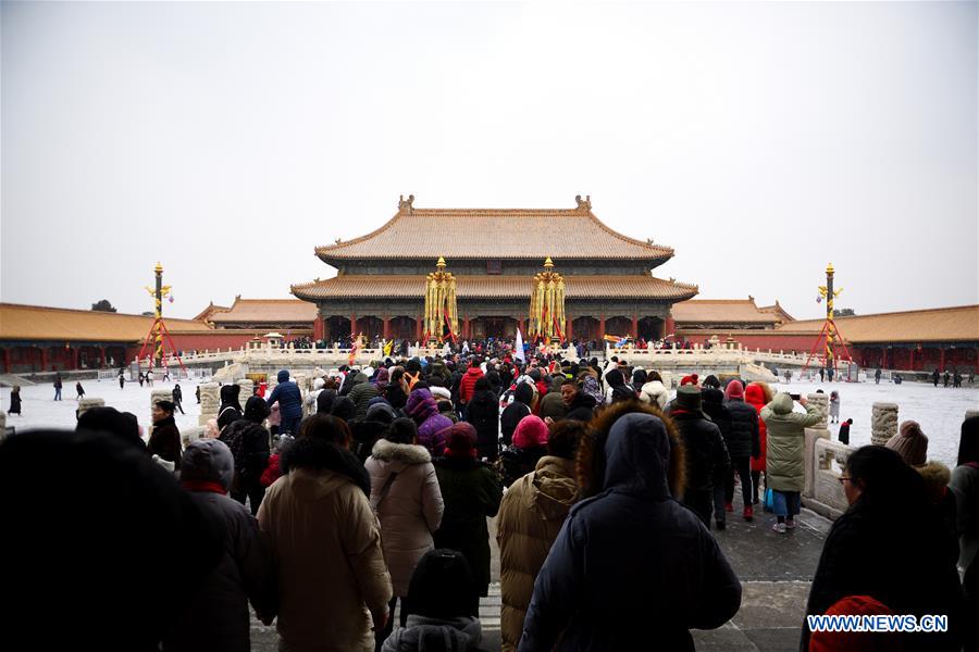 (InPalaceMuseum)CHINA-BEIJING-PALACE MUSEUM-SNOW (CN)