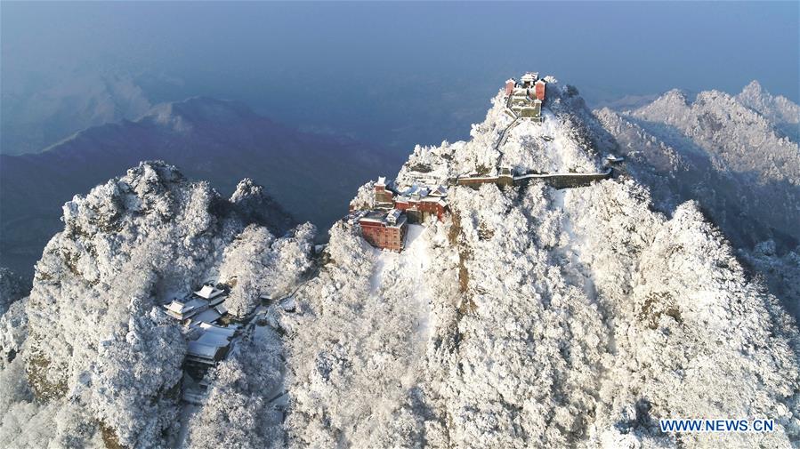 CHINA-AERIAL VIEW-SNOW (CN)