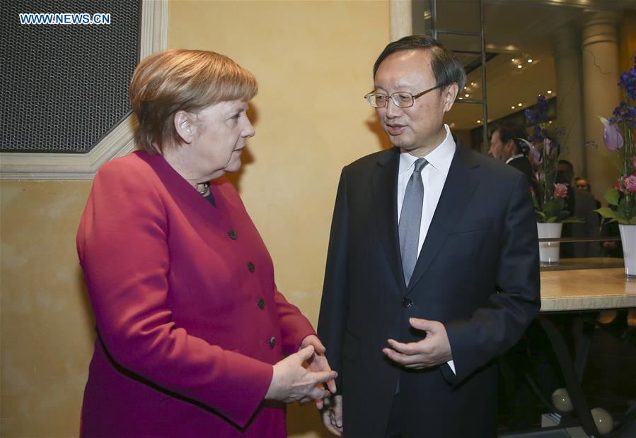 GERMANY-MUNICH-MSC-MERKEL-YANG JIECHI-MEETING