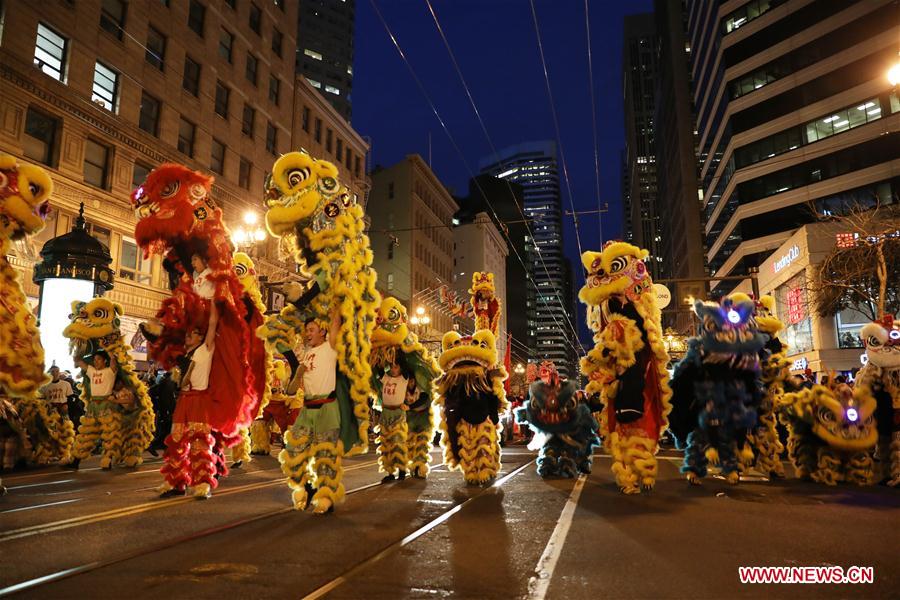 U.S.-SAN FRANCISCO-CHINESE SPRING FESTIVAL-PARADE