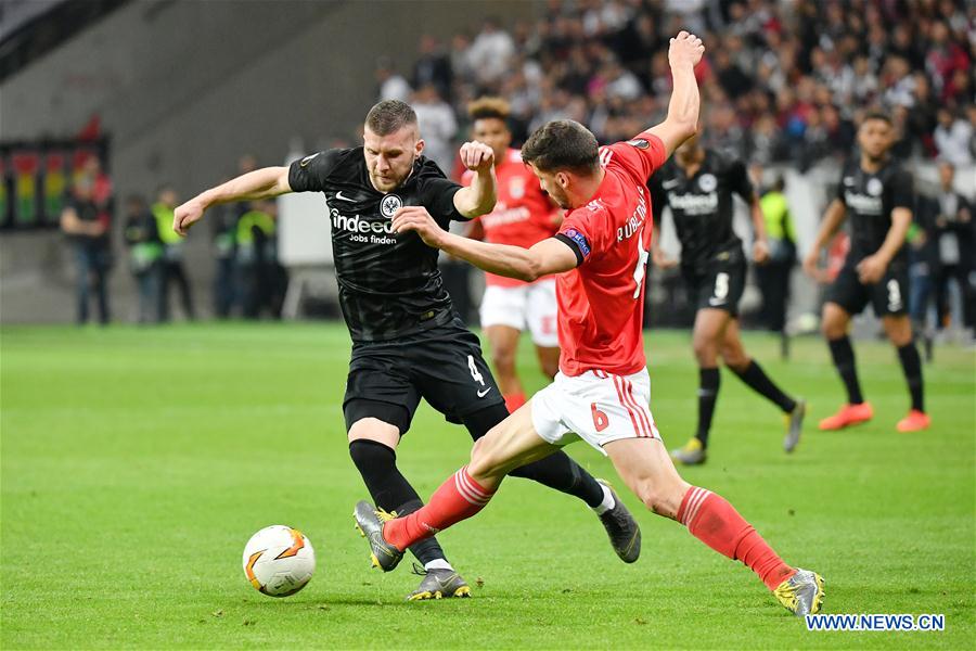 (SP)GERMANY-FRANKFURT-FOOTBALL-EUROPA LEAGUE-FRANKFURT VS BENFICA