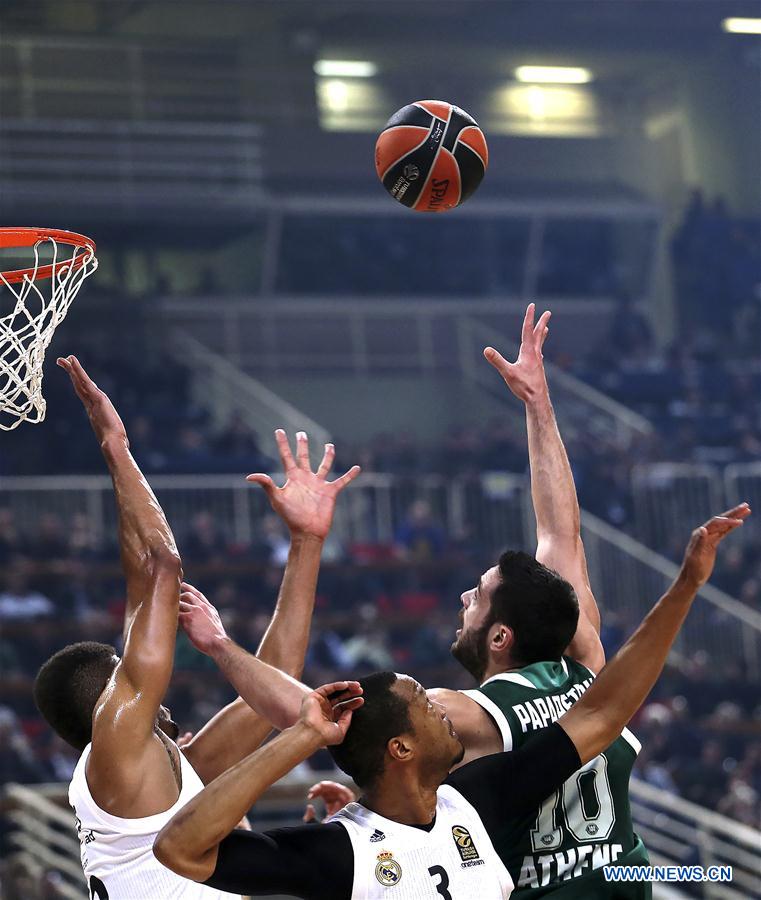 (SP)GREECE-ATHENS-BASKETBALL-EUROLEAGUE-PANATHINAIKOS-REAL MADRID