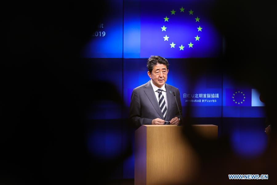 BELGIUM-BRUSSELS-EU-JAPAN-SUMMIT