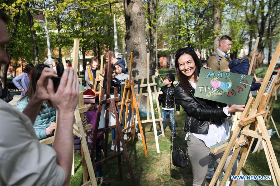 RUSSIA-MOSCOW-SPRING AND LABOR CELEBRATION