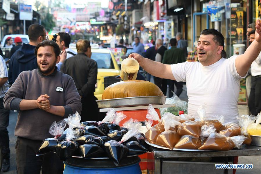 SYRIA-DAMASCUS-RAMADAN-MARKET