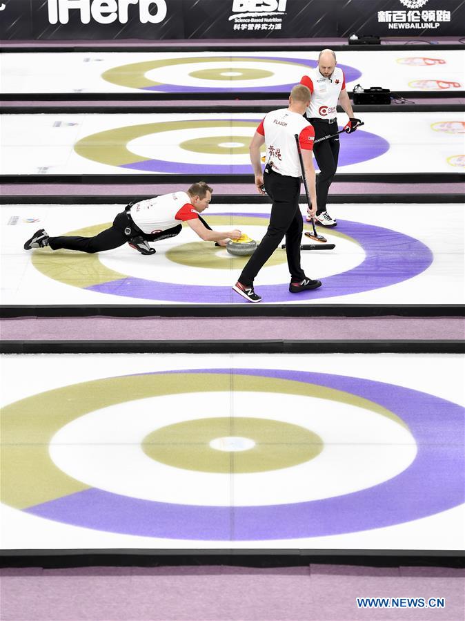 (SP)CHINA-BEIJING-CURLING-WCF WORLD CUP-GRAND FINAL-MEN'S FINAL