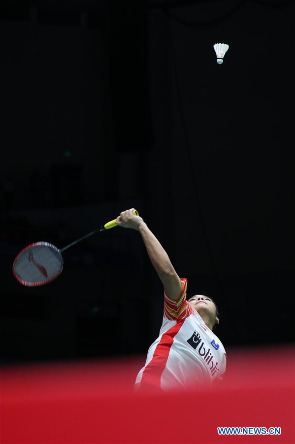 (SP)CHINA-NANNING-BADMINTON-TOTAL BWF SUDIRMAN CUP 2019-INDONESIA VS ENGLAND (CN)