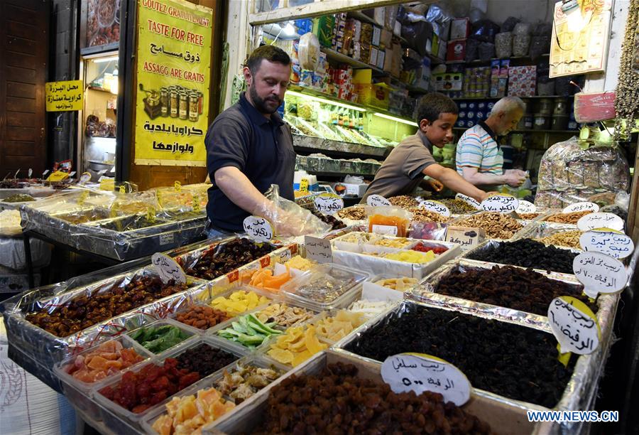 SYRIA-DAMASCUS-RAMADAN-MARKET